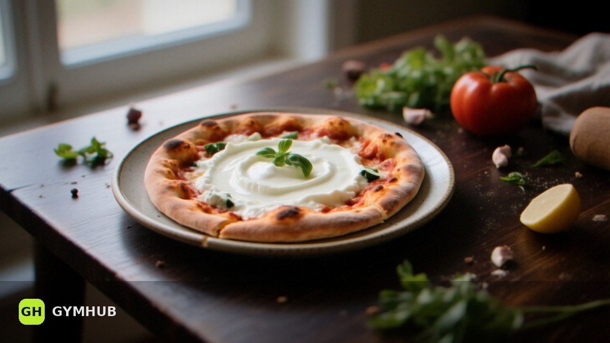 Greek yogurt protein pizza: ang resipe at ang mga numero
