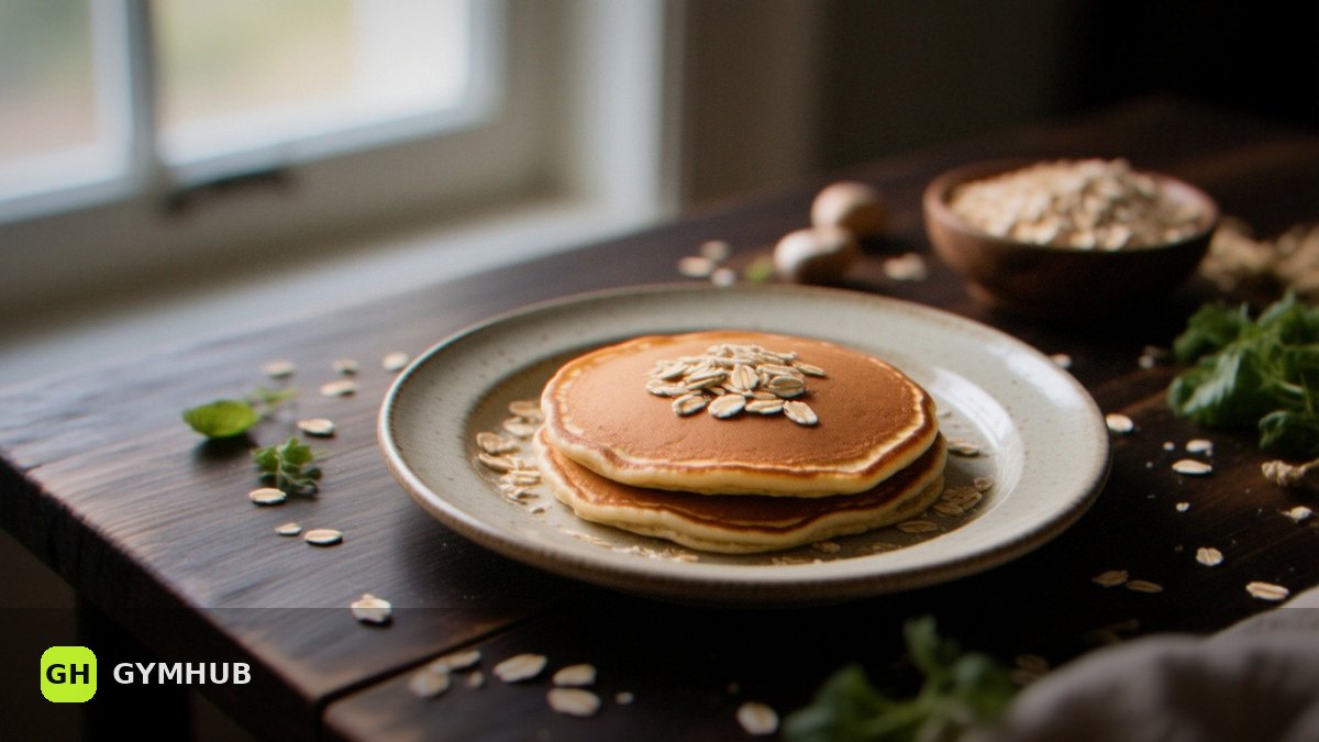 Protein oat pancakes: a recipe for two servings