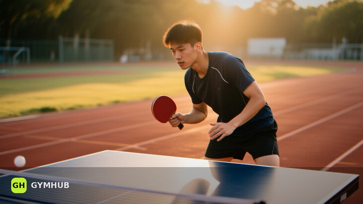 Table tennis training: reaction, footwork and a healthy shoulder