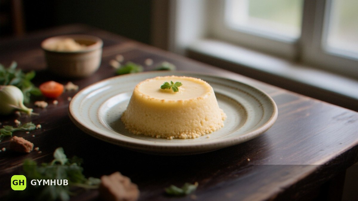 Semolina protein pudding: 31 g of protein per serving